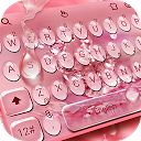 Rose Gold Water Droplets Keyboard Theme 6.12.14.2018 APK Baixar