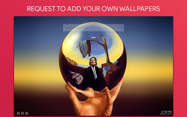 Salvador Dali Wallpaper HD Custom New Tab