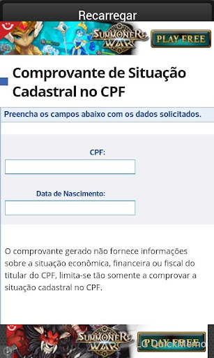 Consultar CPF