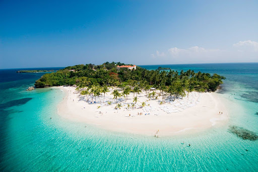 A bit out of the way, Cayo Levantado in the Dominican Republic is perfect for a relaxing afternoon.