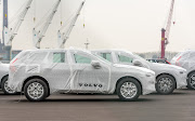 View of the Volvo Cars plant in Ghent, Belgium, that resumed production on April 20 after being shut due to the Covid-19 pandemic. 