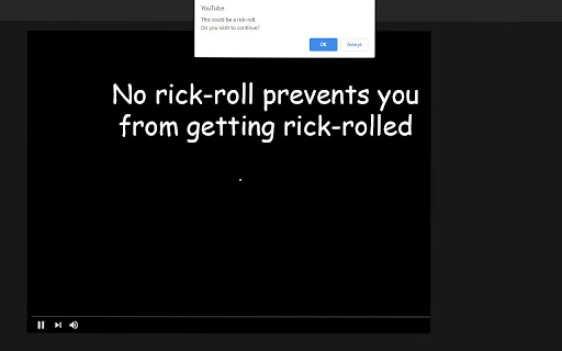 No rick-roll