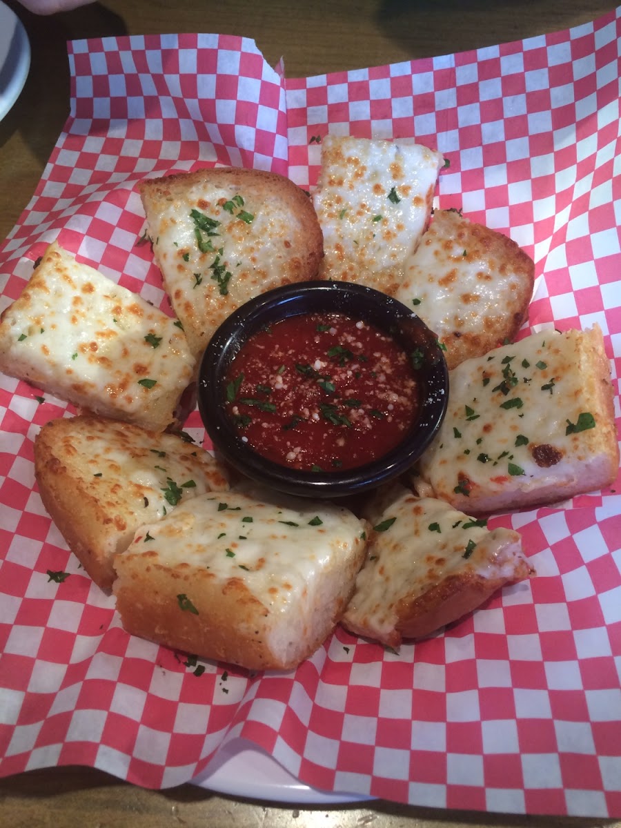 GF Garlic Bread
Somewhat resembles angle food cake, but not crumbly at all!!!