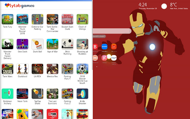 Iron Man Endgame I Love You 3000 New Tab