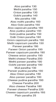 Paratha Wali Gali menu 1