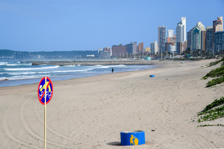 Many of Durban's central beaches have shown critical levels of E coli in tests conducted by independent company Talbot. File photo.