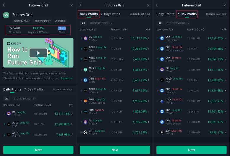 Exploring the Futures Grid Bot Interface