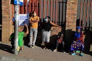 Voters queue in Alexandra in Gauteng to make their mark in the local government elections on Monday November 1 2021. South Africa now awaits the results.