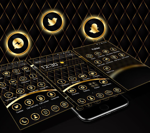 Luxury Black Leather Theme