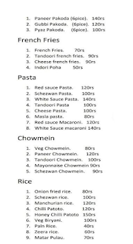 Chaska Express menu 7