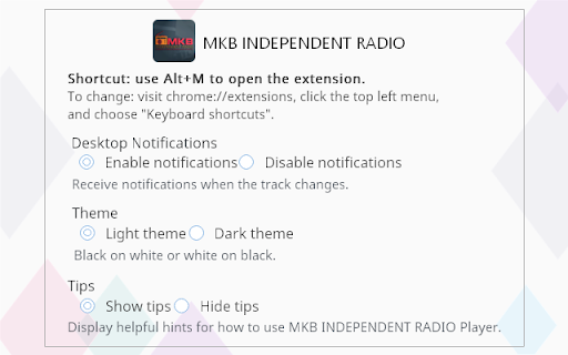 MKB INDEPENDENT RADIO