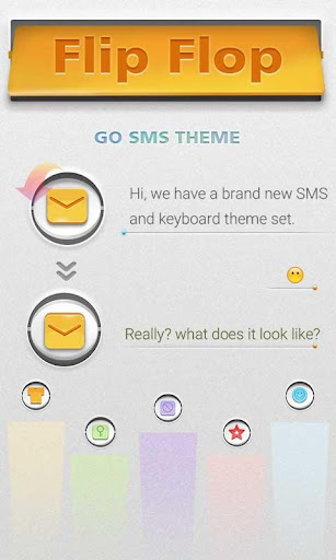 FREE GO SMS FLIPFLOP THEME