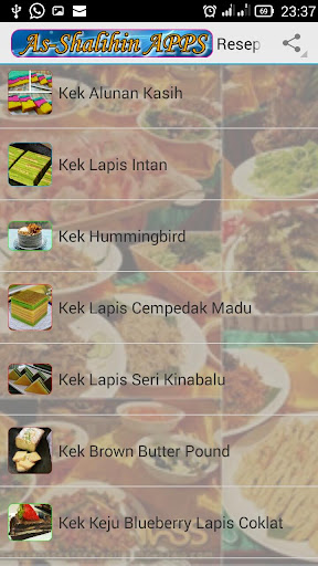 Resepi Kek  Kuih dari Bonda