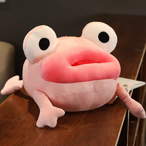 Title 5, Big Mouth Frog Plush Toy Doll. Soft and cuddly,...