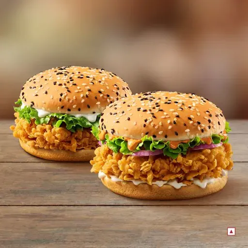 Mixed Chicken Zinger Burger Doubles