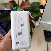 Sạc Dự Phòng 10000Mah 4 Dây Sạc Dung Lượng Thật