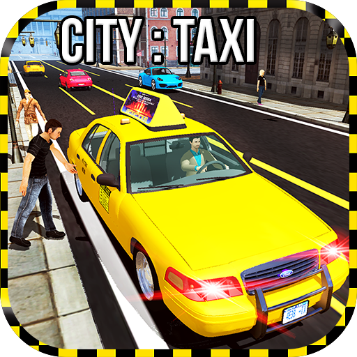 ville en taxi icon