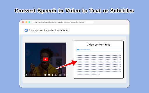 Transcription - Transcribe Speech To Text