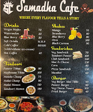 Samadha Cafe menu 2