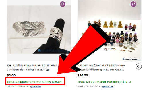 Goodwill Shipping Info