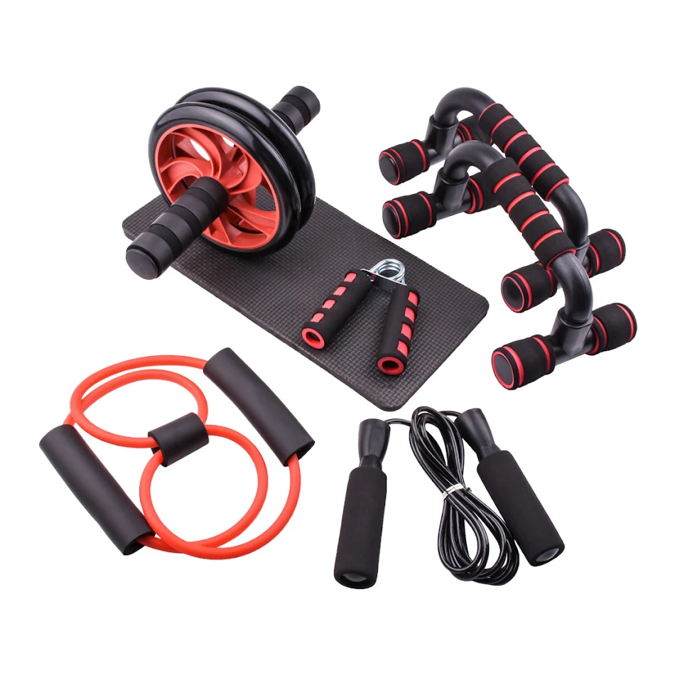 Buikspierwiel Set voor Mannen Thuis Versterk je Core en Bouw Spieren op voor een Effectieve Workout en Zichtbare Resultaten
