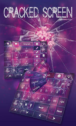 Cracked Screen Keyboard