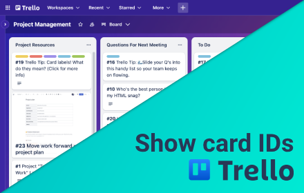 Trello Card IDs small promo image