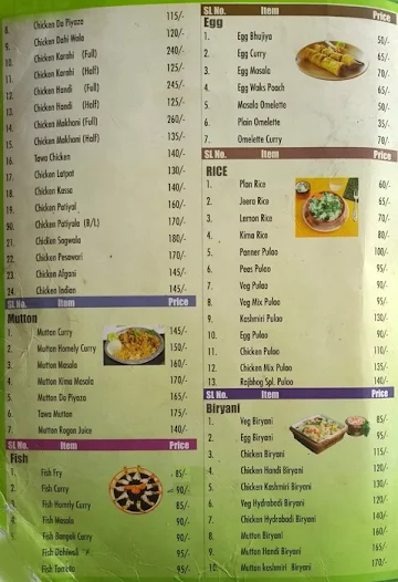 Raj Bhog menu 