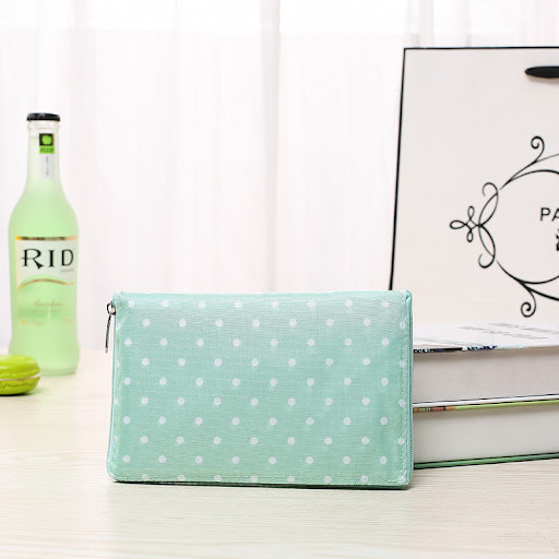 Title 1, Korean style floral fabric folding shopping bag...