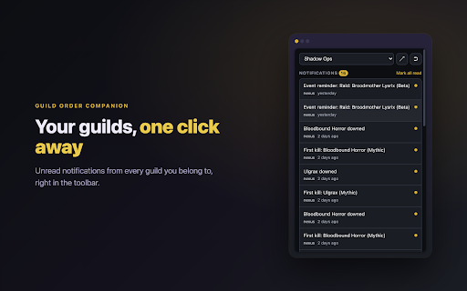 Guild Order Companion screenshot 1