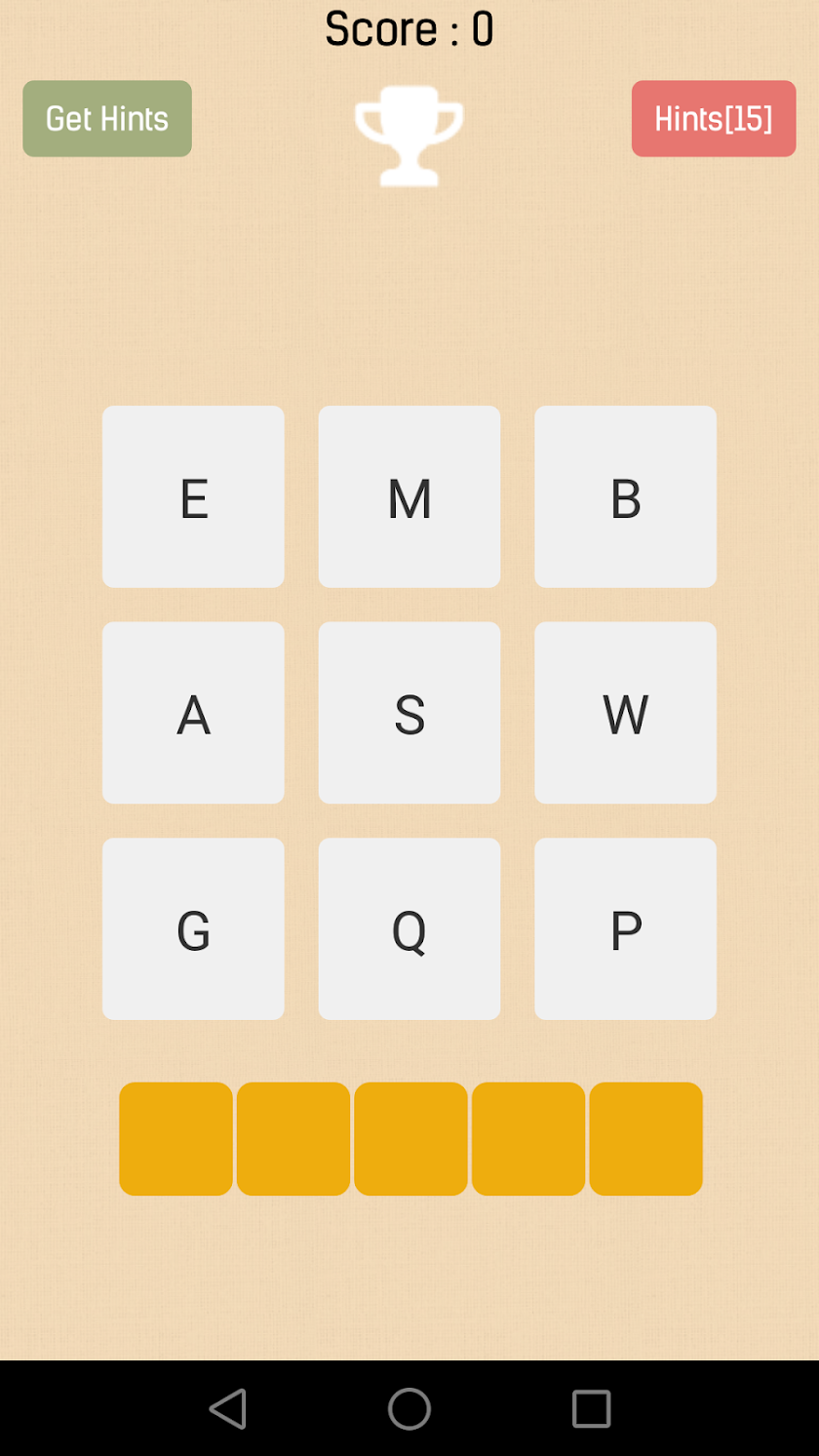 Word Puzzle Screen 3