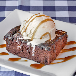 Warm Brownie Sundae