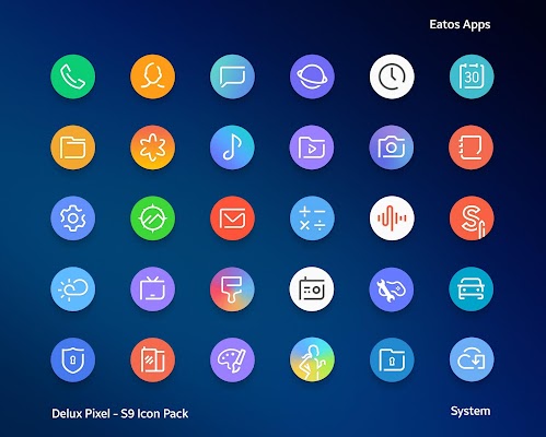  Delux Pixel - S9 Icon pack- screenshot 