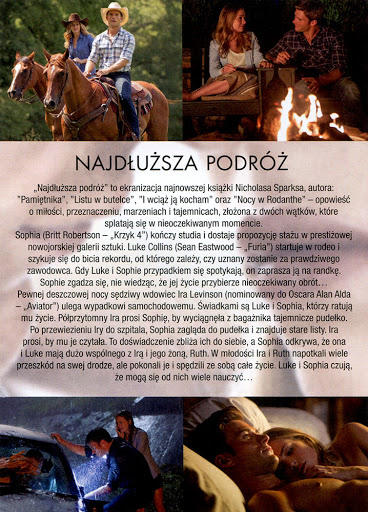 Tył ulotki filmu 'Najdłuższa podróż'