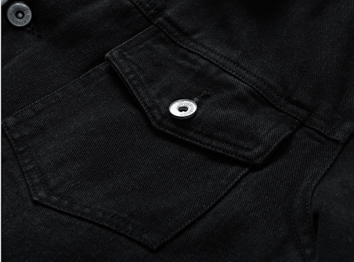 Title 5, Mens Mid-length Denim Jacket Plus Fleece Warm ...
