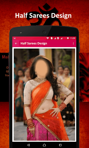 Half Saree Design Wallpapers images App