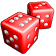 Dice 3D icon