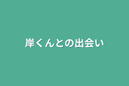 岸くんとの出会い