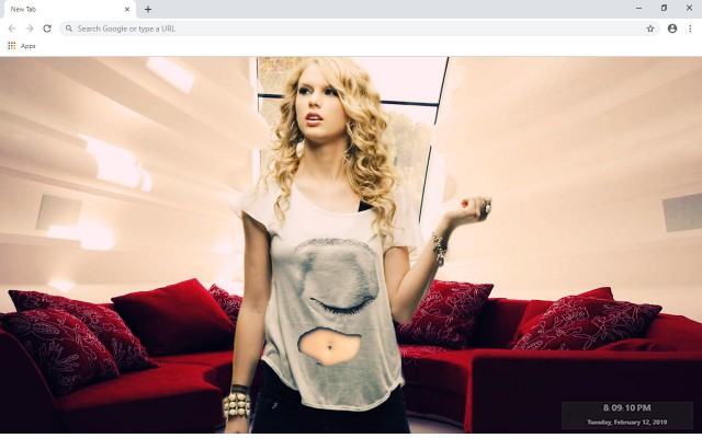 Taylor Swift New Tab & Wallpapers Collection