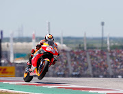 Jorge Lorenzo of Spain and Repsol Honda Team on track during the MotoGP at Circuit of The Americas on April 14, 2019 in Austin, Texas.