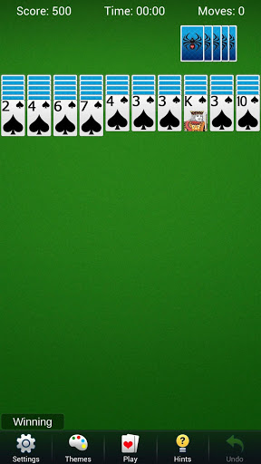 Screenshot Spider Solitaire - Card Games