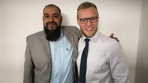 Moosa Jogee, head of IT at the company (left) and eNetworks’ senior consultant: WAN and ISP services, Frederik van Staden (right)