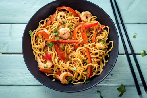 Prawns Schezwan Noodle