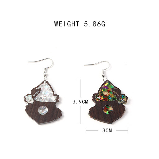 Title 23, Eco-friendly Acrylic Earrings Christmas XINGX f...
