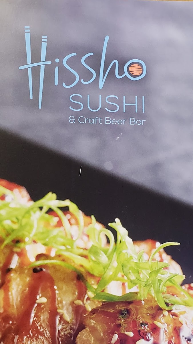 Gluten-Free at Hissho Sushi