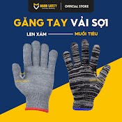 Găng Tay Bảo Hộ Lao Động, Găng Tay Làm Vườn Chất Liệu Len Vải Sợi Muối Tiêu Chống Bẩn, Chống Mài Mòn Tốt