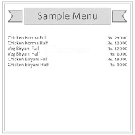 Shahi Chicken Biryani menu 1