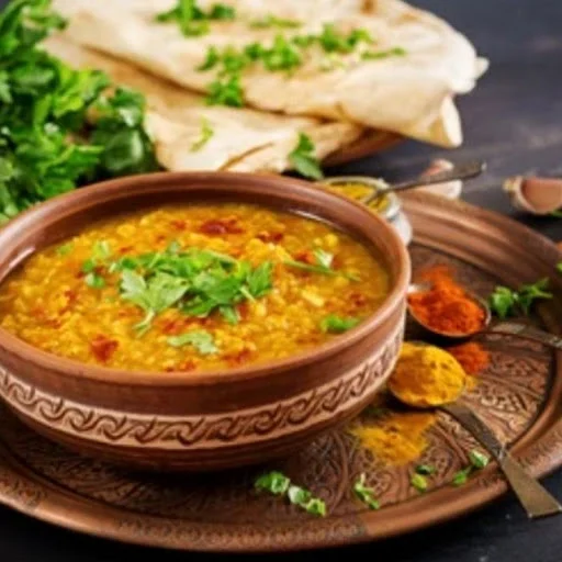 Dal Tadka With Roti