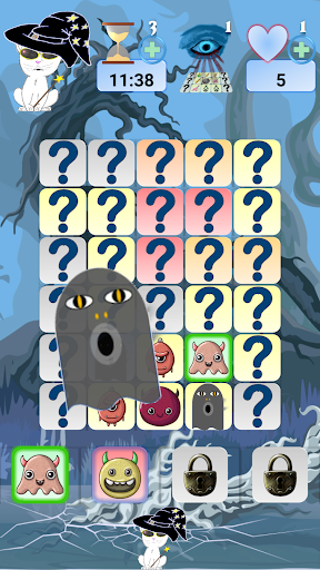 Wizard Code Hunter: Cute Cat's Fun Memory Game