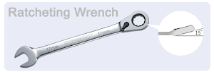 reversible ratcheting wrench